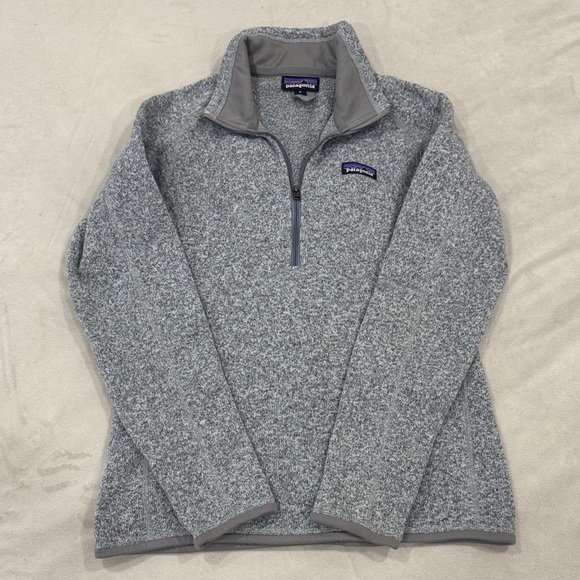 Patagonia Sweaters - Patagonia Women's Gray Quarter-Zip Sweater